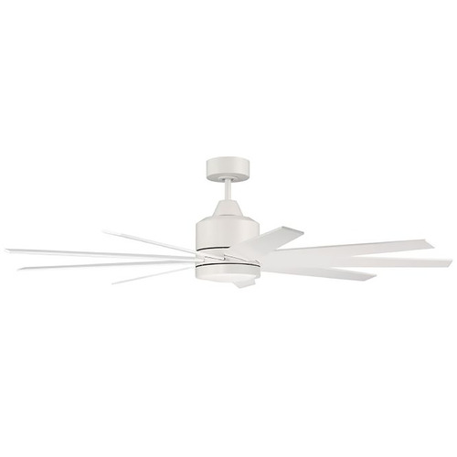 Craftmade Lighting Champion 60-Inch WiFi LED Fan in Matte White by Craftmade Lighting CHP60MWW9