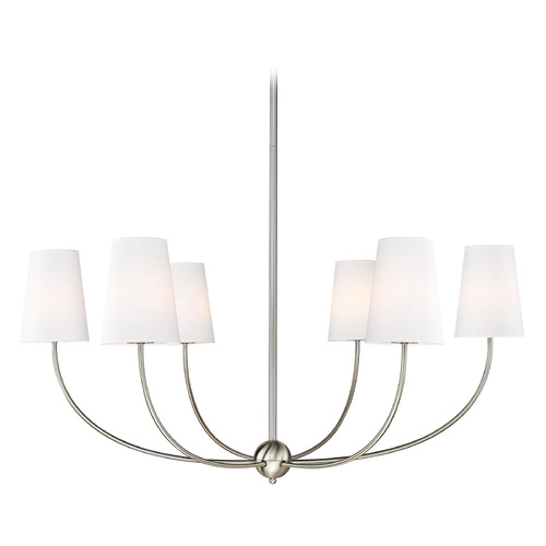 Z-Lite Z-Lite Shannon Brushed Nickel Chandelier 3040-42BN