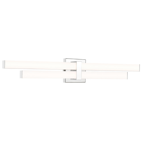 Z-Lite Z-Lite Zane Chrome LED Vertical Bathroom Light 1008-32W-CH-LED
