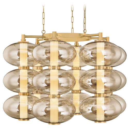 Corbett Lighting Toulouse Vintage Brass LED Chandelier
