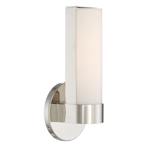 Bond Polished Nickel LED Sconce by Nuvo Lighting