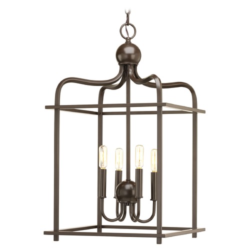 Assembly Hall Antique Bronze Pendant by Progress Lighting