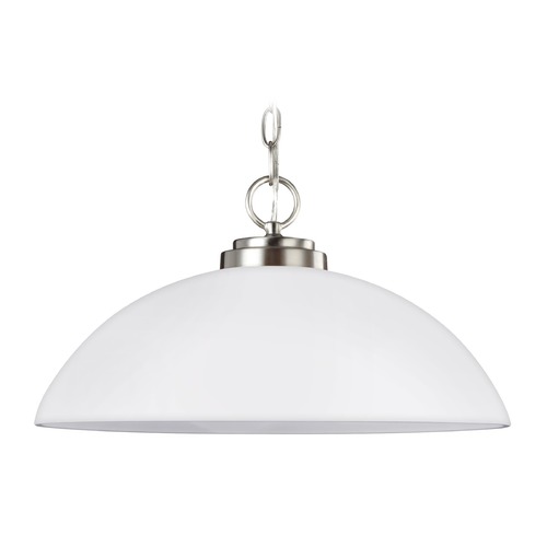 Generation Lighting Oslo Brushed Nickel Pendant by Generation Lighting 65160-962