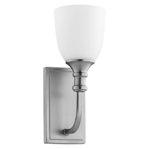 Quorum Lighting Richmond Satin Nickel Sconce by Quorum Lighting 5411-1-65