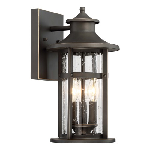 Minka Lavery Outdoor Wall Light in Oil Rubbed Bronze & Gold by Minka Lavery 72552-143C