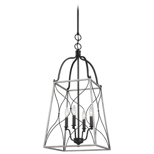 Generation Lighting Carra Weathered Zinc Pendant by Generation Lighting 6531504-808