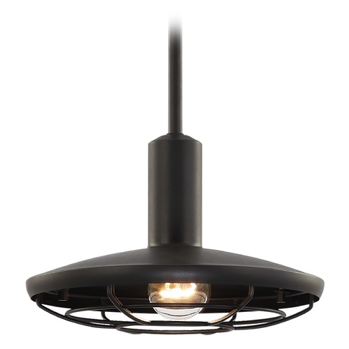 Compton Matte Black Outdoor Hanging Light by Matteo Lighting