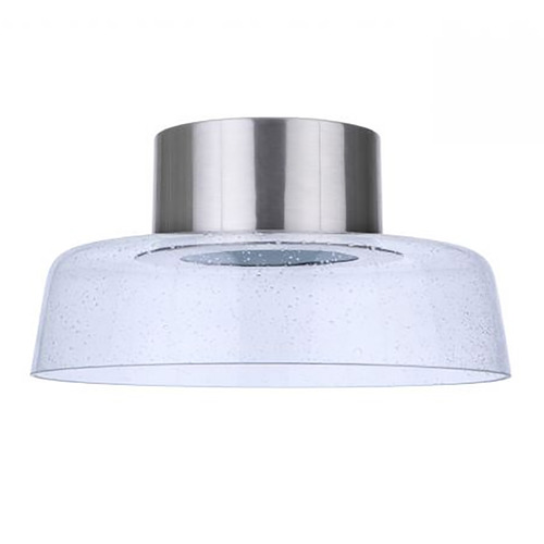Centric Brushed Polished Nickel LED Flush Mount by Craftmade Lighting