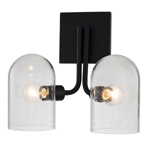 Cupola 2-Light Wall Sconce in Matte Black by Kalco Lighting