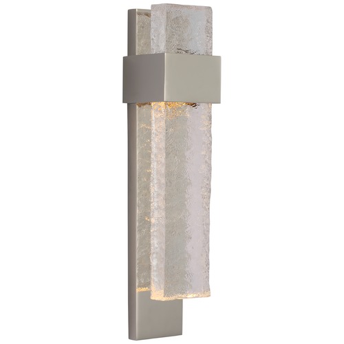 Visual Comfort Signature Collection Marie Flanigan Brock Medium Sconce in Nickel by Visual Comfort Signature S2340PNCWG