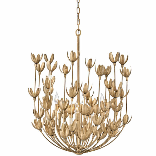 Flora 26-Inch Chandelier in Burnished Gold by Hinkley Lighting