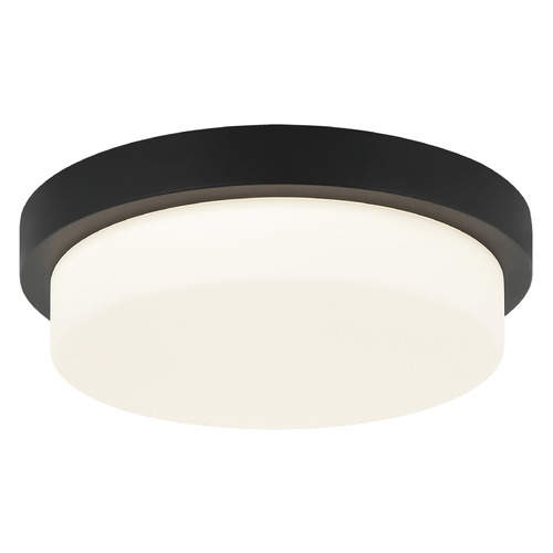 Matteo Lighting Durham Matte Black LED Flushmount Light