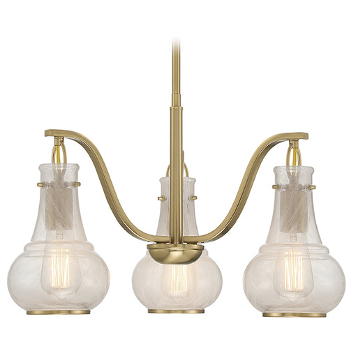 Savoy House Adams 3-Light Chandelier in Warm Brass by Savoy House 1-4418-3-322