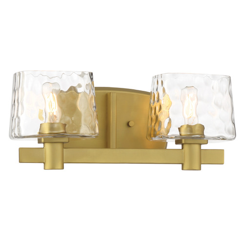 Drysdale 2-Light Bath Light in Soft Brass by Minka Lavery