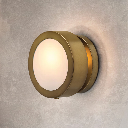 Mercer 6.75-Inch Heritage Brass Sconce by Hinkley Lighting