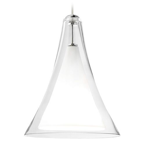 Visual Comfort Modern Collection Melrose Monopoint Mini Pendant in Nickel by Visual Comfort Modern 700MPMLPCS