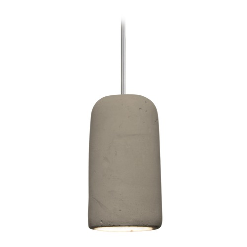 Besa Lighting Besa Lighting Glide Satin Nickel LED Mini-Pendant Light 1XT-GLIDETN-LED-SN