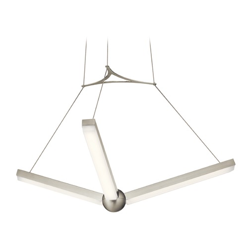 Elan Lighting Enterprise 27-Inch LED Pendant in Brushed Nickel by Elan Lighting 83967