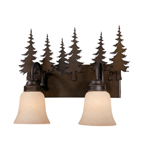 Yosemite Burnished Bronze Bathroom Light by Vaxcel Lighting