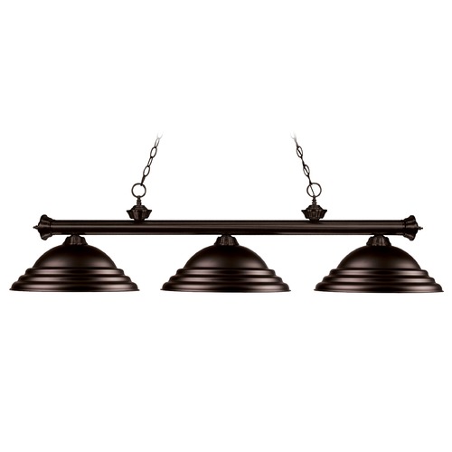 Riviera Bronze Billiard Light by Z-Lite