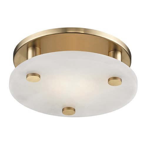 Croton Aged Brass LED Flush Mount by Hudson Valley Lighting