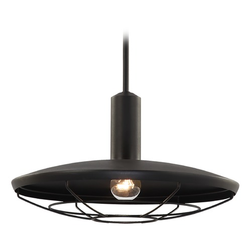 Compton Matte Black Outdoor Hanging Light by Matteo Lighting