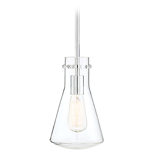 6.25-Inch Mini Pendant in Chrome by Meridian