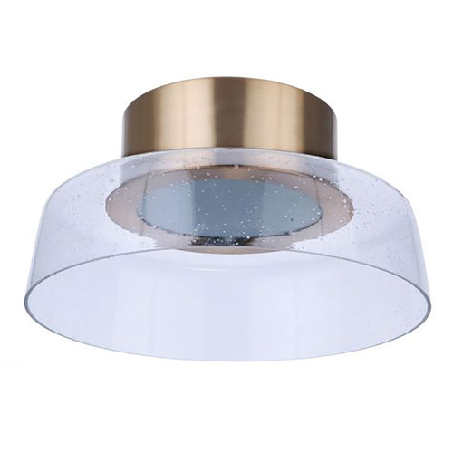 Craftmade Lighting Centric Satin Brass LED Flush Mount by Craftmade Lighting 55182-SB-LED