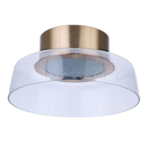 Centric Satin Brass LED Flush Mount by Craftmade Lighting