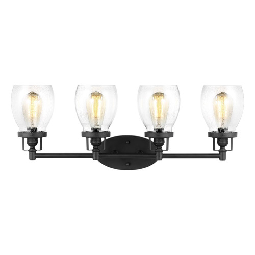 Generation Lighting Belton 28.75-Inch Midnight Black Bathroom Light by Generation Lighting 4414504-112