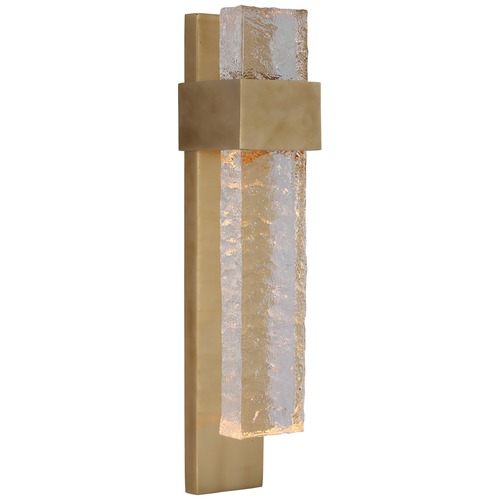 Visual Comfort Signature Collection Marie Flanigan Brock Medium Sconce in Soft Brass by Visual Comfort Signature S2340SBCWG