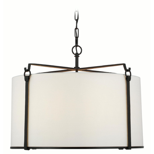 Visual Comfort Signature Collection Ian K. Fowler Aspen Hanging Shade in Blackened Rust by VC Signature S5035BR-L