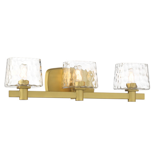 Drysdale 3-Light Bath Light in Soft Brass by Minka Lavery