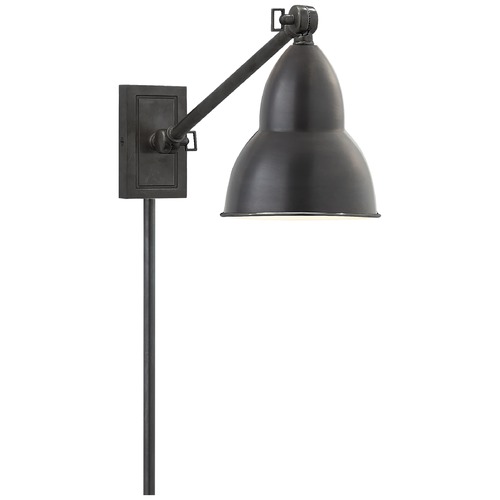 Visual Comfort Signature Collection Studio VC French Convertible Library Wall Lamp in Bronze by Visual Comfort Signature S2601BZ