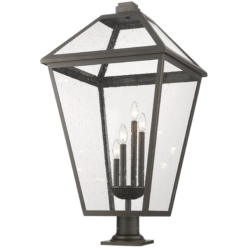 Talbot Oil Rubbed Bronze Post Light by Z-Lite