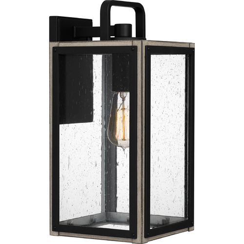 Quoizel Lighting Bramshaw Outdoor Wall Light in Matte Black by Quoizel Lighting BRAM8407MBK