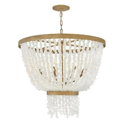 Fredrick Ramond Dune 32-Inch Chandelier in Burnished Gold by Fredrick Ramond FR30205BNG