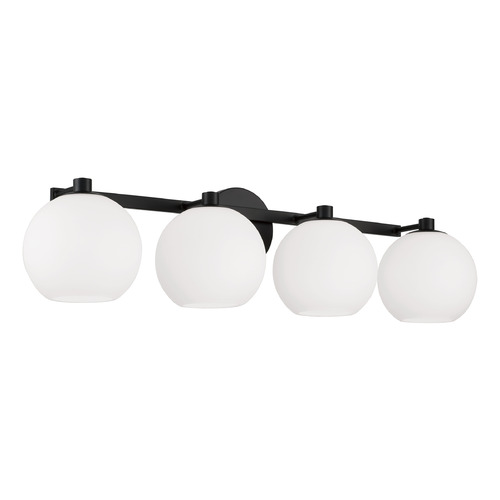 Homeplace By Capital Lighting Ansley Matte Black Bathroom Light