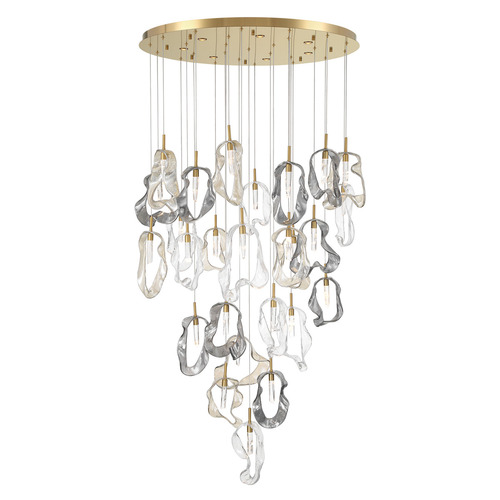 Norah 26-Light LED Chandelier in Gold by Eurofase Lighting