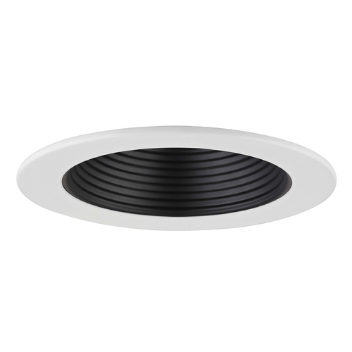10877P Preferred Industries 4" Recessed Trim Baffle with White Ring 