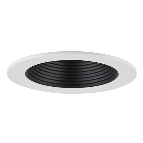 Black Baffle Trim for 4-Inch Recessed Cans