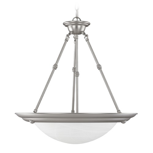 Capital Lighting George 20-Inch Dual Mount Pendant in Matte Nickel by Capital Lighting 2720MN