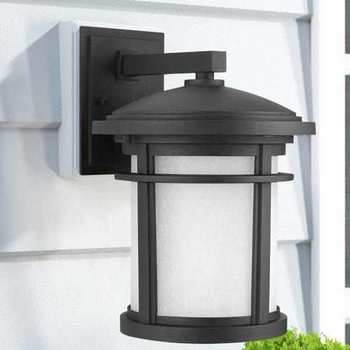 Progress Lighting Wish Black Outdoor Wall Light by Progress Lighting P6085-31