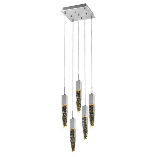 Avenue Lighting Aspen 5-Light Polished Chrome LED Multi-Light Pendant by Avenue Lighting HF1900-5-AP-CH