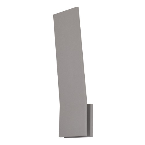 Kuzco Lighting Modern Grey LED Outdoor Wall Light 3000K 611LM by Kuzco Lighting EW7918-GY