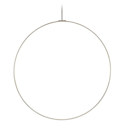 Cirque Brushed Nickel LED Pendant by Kuzco Lighting