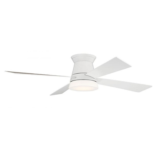 Craftmade Lighting Revello White LED Ceiling Fan by Craftmade Lighting REV52W4