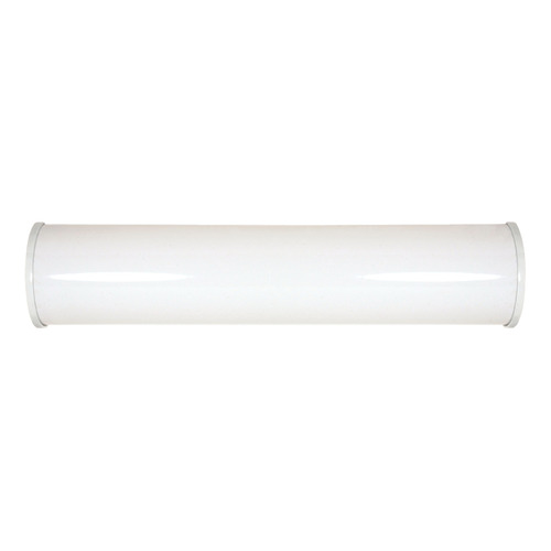 Crispo White LED Vertical Bathroom Light by Nuvo Lighting