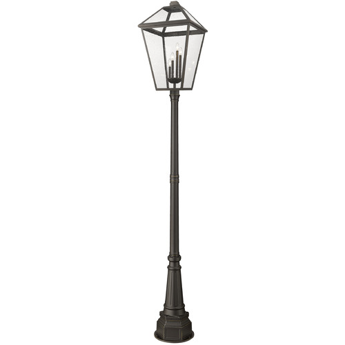 Z-Lite Talbot Oil Rubbed Bronze Post Light by Z-Lite 579PHXLXR-564P-ORB