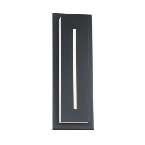 Modern Forms by WAC Lighting Midnight Black LED Outdoor Wall Light by Modern Forms WS-W66216-30-BK